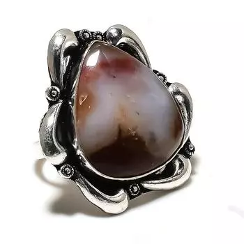 Boulder Opal Gemstone Handmade 925 Sterling Silver Jewelry Ring Size 9.5 M8d49