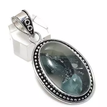 Boulder Opal Gemstone Handmade 925 Sterling Silver Jewelry Pendant 2.21 s9b45