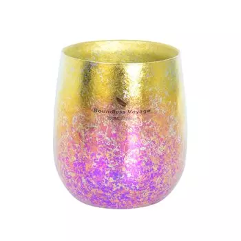 Boundless Voyage Titanium Cup Double Layer Pure Titanium Insulation Alcohol Wine Sake Cup 220ml Present Birthday Wedding Celebration Ti3084D (Multi