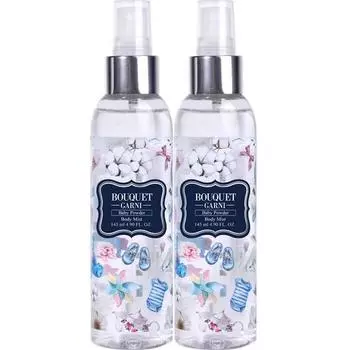 Bouquet Garni Body Mist Baby Powder Scent, 2 units, 145ml