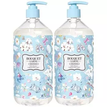 Bouquetgarni Body Wash Baby Powder, 1000ml, 2 korean cosmetics