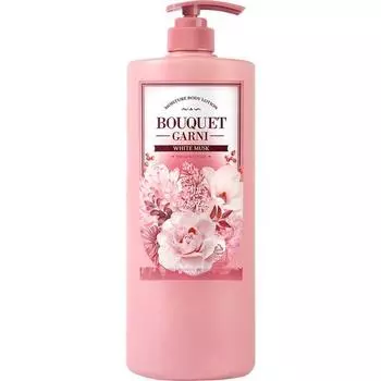 Bouquetgarni Moisture Body Lotion Белый мускус, 1500мл, 1 корейская косметика