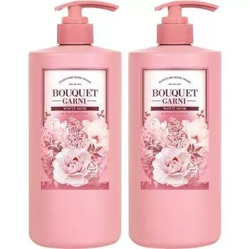 Bouquetgarni Moisture Body Wash White Musk, 2, 1000мл корейская косметика