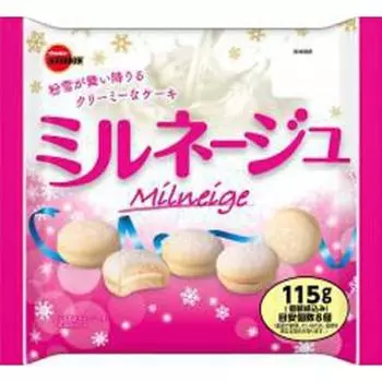 Bourbon Mille Neige 115g x 12 pieces