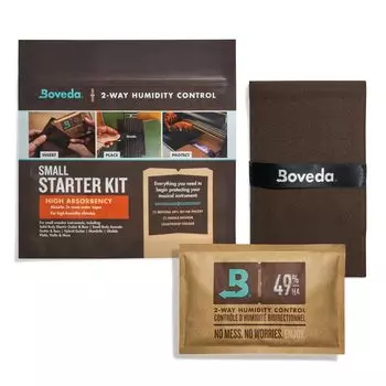 Boveda Music Высокая Впитываемость Малый Стартовый Набор RH Высокая Впитываемость Контроль Влажности Boveda для Климатов с Экстремальной Влажностью Только для Маленьких Деревянных