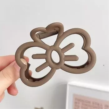 Bow Cat Hair Clip Plastic Large Shark Clip Fashion Bowknot Hair Claw Daily