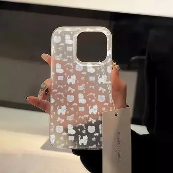 Bow Kitten — совместим с Apple 15/14/13/12/11/PRO/PROMAX/XSMAX/XR/XS/X. Apple 12PROMAX