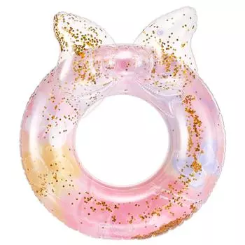 Bow Rabbit Ears Wings Mermaid Unicorn Design Thickened Swimming Ring Kid For Style1,70cm
