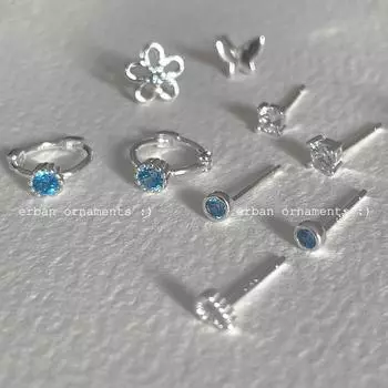 Bow stud earrings women s small design ins temperament high sense fashion 925 sterling silver simple zircon earrings 925 silver