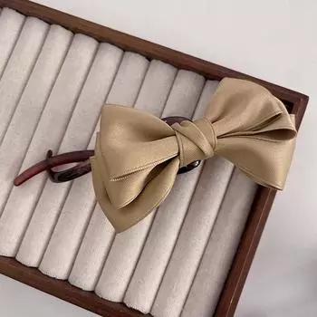 Bow Twisted Trendy Hair Clips Simple Bowknot Hairpins Barrettes Back Head Hairpin Bun Head Hair Clip For Women Hair Accessories