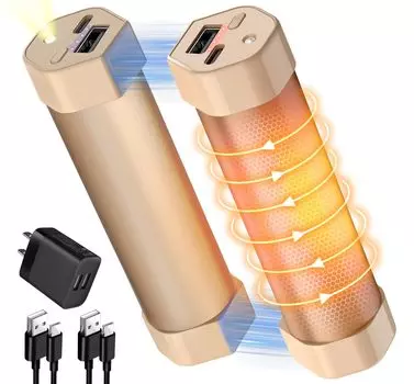 Boweer перезаряжаемый полный нагрев быстрый 4 уровня температуры до 14 часов непрерывного нагрева мобильный 10000 мАч большой фонарик электромагнитное разделение