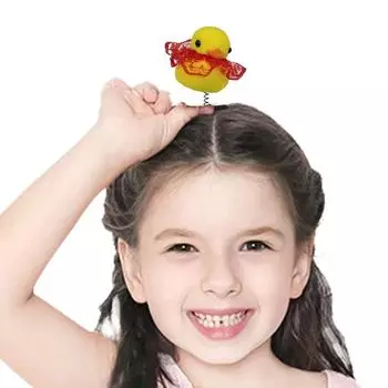 Bowknot Duck Hair Clips Plush Cartoon Duckbill Clips Cute Chicken Side Barrettes Girls/Ladies style E