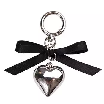 Bowknot Heart Pendant Keychain Love Shapes Cellphones Strap for Women and Girls Unique Bag Pendant Phone Straps T3