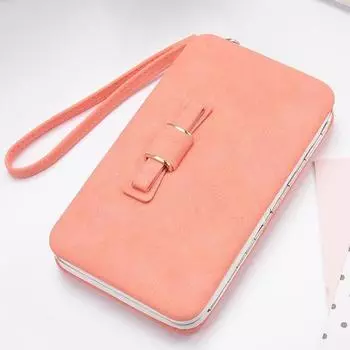 Bowknot Women Wallet Long Purse Phone Card Holder Clutch Large Capacity Pocket