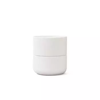 Bowl Bowl Retro Line Cutlery Holder S, Milk White, 1 шт., популярная корейская посуда
