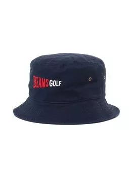 Bowl Flag Logo Bucket Hat NAVY 81411038412 [BEAMS GOLF] UNISEX Men s S/M