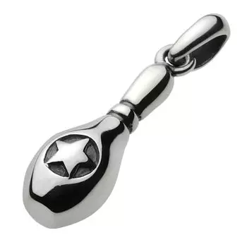Bowling Pin Pendant fp0190 [Figmart] [Silver Accessory]
