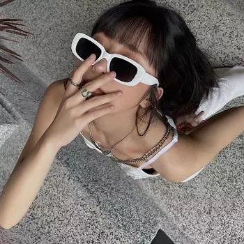 Box Black Sunglasses Men S Glasses Women S Retro Uv-Proof Sunglasses