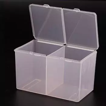 Box Double Sealed Removable Pill Case Plastic Storage Box Diamond Rhinestone Organizer Nail Art Accessories Beads Container