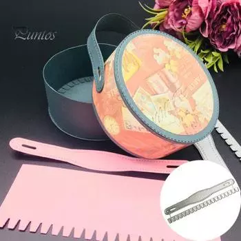 Box Edge Cutting Die DIY Записки Бумажные карты Изготовление ремесла Трафарет Плесень Декор серебряный