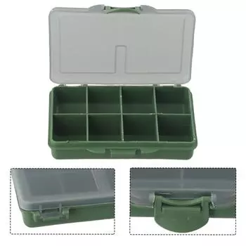 Коробка для рыбалки Ящик для карпа Отделения для рыбалки Зеленый ПП E