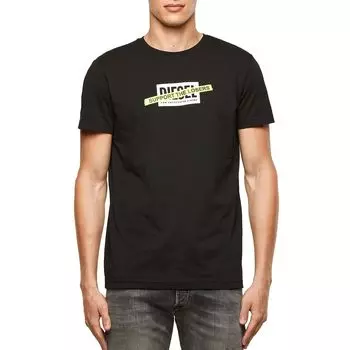 Box Logo A017690HAYU S Black x Green 9XX (Diesel) Men s T-shirt