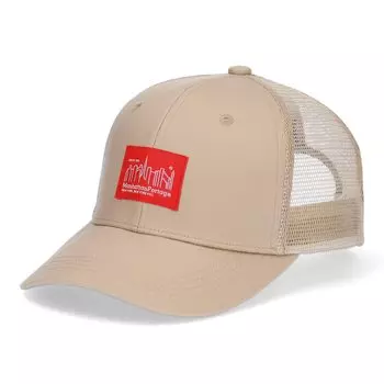 Box Logo Mesh Cap BASIC LOGO MESH CAP [Manhattan Portage] (006 Beige)
