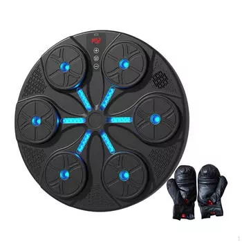 Бокс-машина, электронная настенная мишень, ритм-саньда для женщин и мужчин, кикбоксинг чёрный