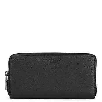 Box Paper Bag Gift Set Wallet Long Wallet 58102 BLK Black [Coach] & Included/Wrapped Men s (Black) [Outlet]