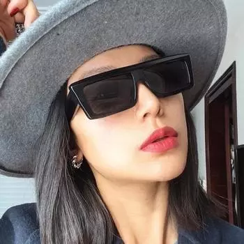 Box Sunglasses Hip Hop Men S And Women S Sunglasses Trend Street Shot Personality