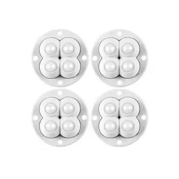 Box Swivel Caster Roller Wheel Universal Wheel Caster Wheel Universal Pulley Furniture Caster White nylon