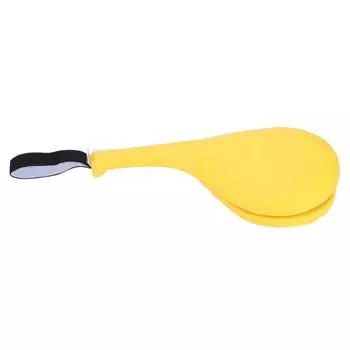 Бокс Тхэквондо Каратэ Удары Тренировочные Мишени Мягкая ПУ Губка Pad Дети жёлтый