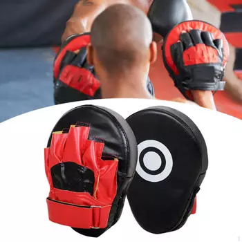 Боксерская лапа для ударов для мужчин и женщин, мишень из искусственной кожи, изогнутые перчатки