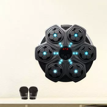 Боксерская машина музыкальная электронная с легкой тренировочной накладкой для