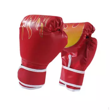 Боксерские перчатки для кикбоксинга, тренировок, спаррингов для спорта Red for Kids