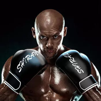 Боксерские перчатки для & Wo, тренировочные перчатки для спарринга по кикбоксингу, boxeo en Tailandia для ударов в тайском стиле 8oz_Black