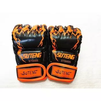 Боксерские перчатки мужские перчатки для спарринга ММА перчатки для кикбоксинга полупальцевые профессиональные перчатки для тайского бокса