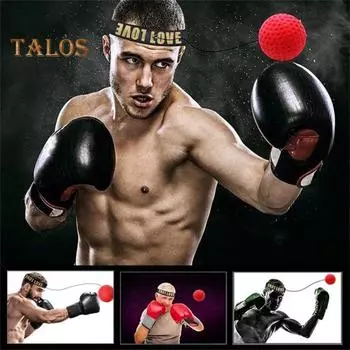 Боксерские рефлексы Мяч с повязкой на голову Скорость реакции Точность Фокусировка Координация рук и глаз Тренировка Снятие стресса Удар по мячу Боксерское оборудование A