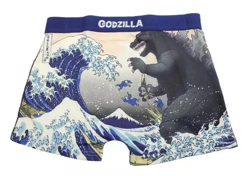 Боксерские шорты GODZILLA с изображением гигантского монстра, размер L, мужские, тридцать шесть, Mt.