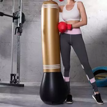 Боксерский мешок, надувной отдельно стоящий, тренировочный мешок для тайского бокса, декомпрессионный, отскакивающий, боксерский мешок для тхэквондо