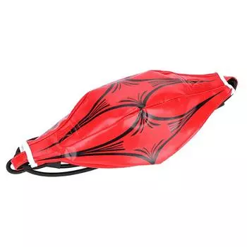 Боксерский тренировочный кожаный мешок для скоростного мяча, двухсторонний, ММА, игрушка в форме груши(красный)