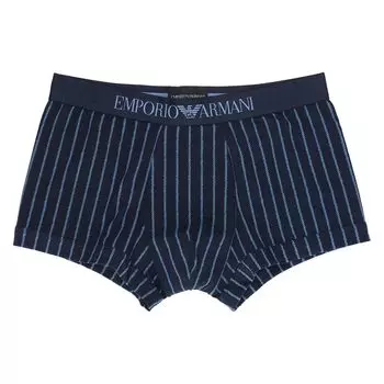 Боксеры CLASSIC PATTERN MIX Боксеры Classic Pattern с закрытым передом, фирменное нижнее белье европейского размера 54045049 Темно-синие [Emporio Armani] Мужские 68.
