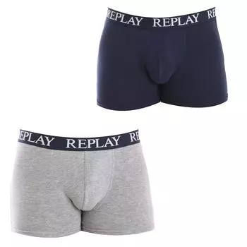 Pack-2 REPLAY I101005 Боксеры для мужчин L разноцветный