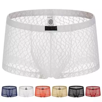 Боксеры Трусы Нижнее белье Нижнее белье Мужское сексуальное нижнее белье M