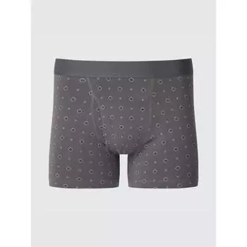 Боксеры-трусы Uniqlo Cotton Print A 07 GRAY/MEN S