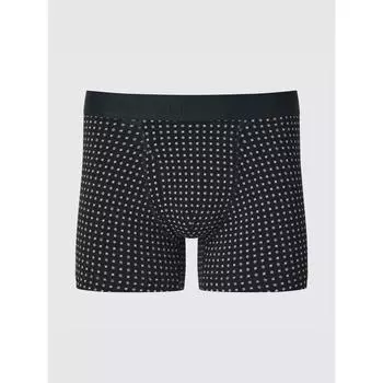 Боксеры-трусы Uniqlo Cotton Print A 09 BLACK/MEN M