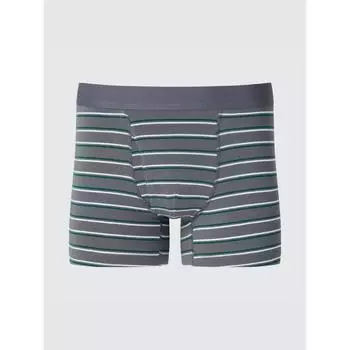 Боксеры-трусы Uniqlo Cotton Striped B 07 GRAY/MEN S