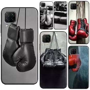 Чехол для телефона с боксерскими перчатками для Huawei P40 Lite P20 P30 Pro Nova 5T P Smart Z 2019 2021 Honor 50 10i 8X 9X Huawei P20