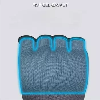 Boxing Hand Wraps Bandage Muay Thai Gloves for Men Inner Gloves Half Finger Gel Boxing Glove for MMA Taekwondo Equipment красный