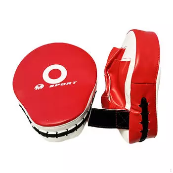 Boxing Pad Hand Target PU Leather Supplies Training Curved Punching Mitts Focus for Fitness